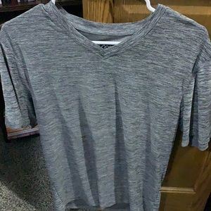 Men’s Leg3nd Heathered Gray V-Neck Dri-Fit T-Shirt